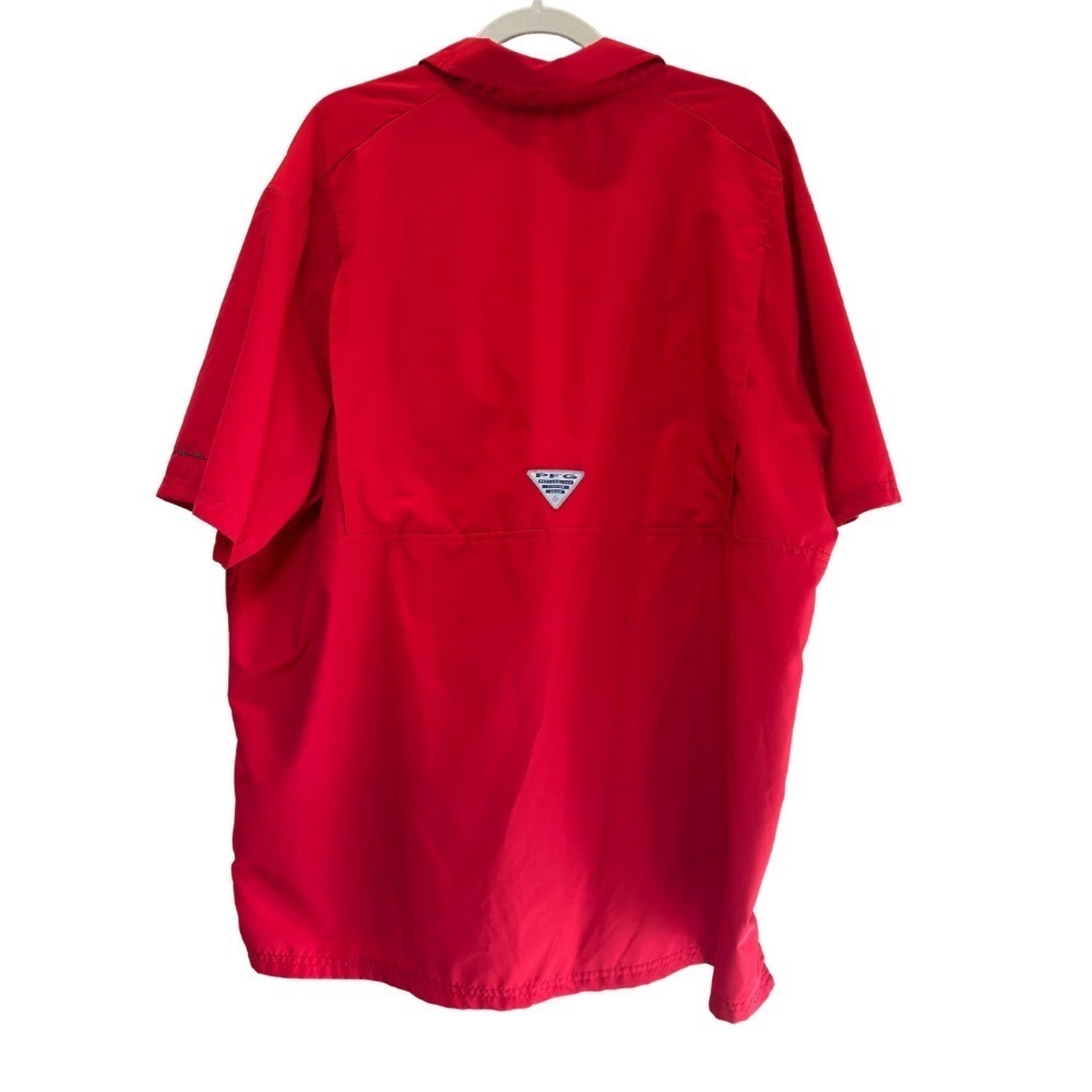 Columbia PFG Bahama™ Short Sleeve Fishing Shirt – Red – Men’s Size XL - Picture 2 of 5